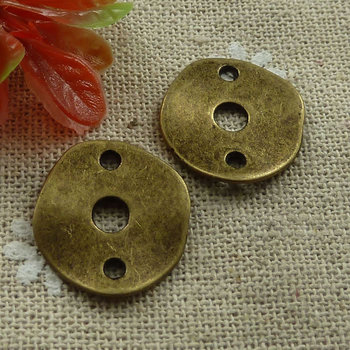 180 pieces bronze plated nice connectors 19x17mm #1055